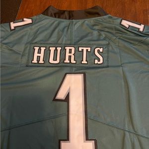 Jalen hurts Nike NFL jerseys XL very well made numbers are sewed on
